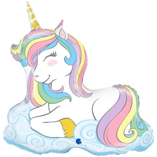 Фольгована фігура Єдиноріг спить макарун