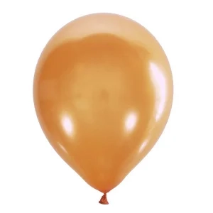 Латексна гелієва кулька Металік апельсин ORANGE 024