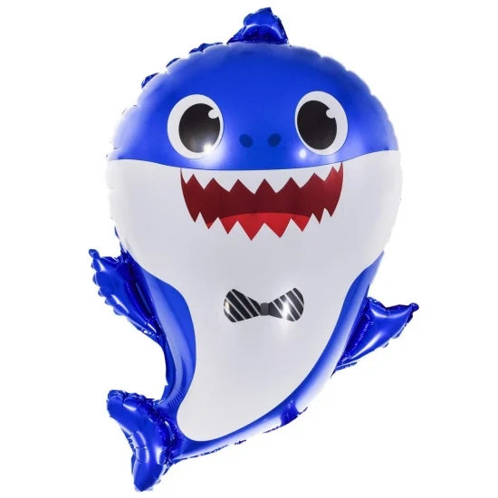 Фольгована фігура Акула весела синя