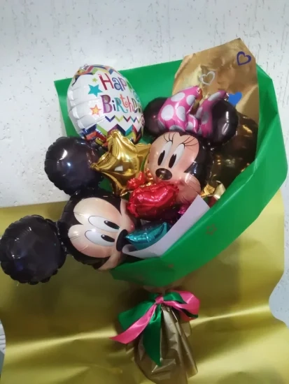 Букет Happy birthday Міккі Маус