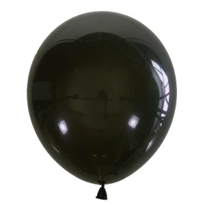 Латексна гелієва кулька чорний Black 048