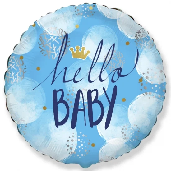 Фольгована кулька Привіт, малюк хлопчик