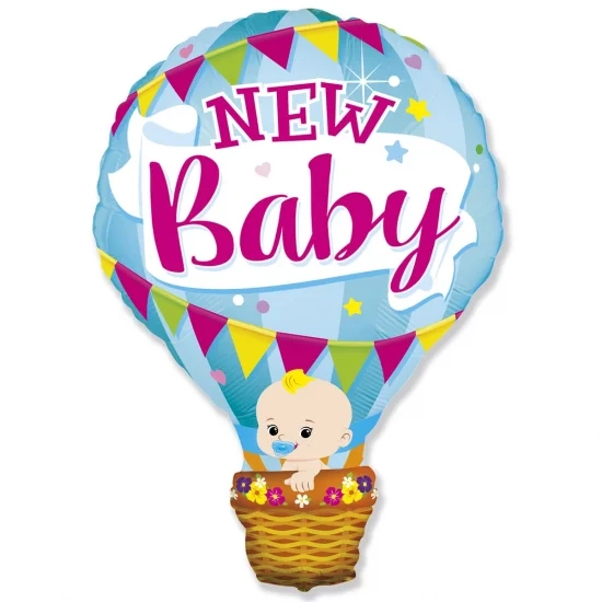 Фольгована фігура Повітряна куля з хлопчиком