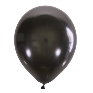 Латексна гелієва кулька Металік чорний Black 030