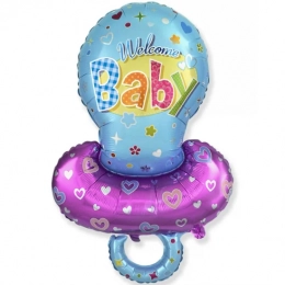 Фольгована фігура Соска блакитна