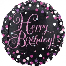 Фольгована кулька HB Кульки рожеві S55