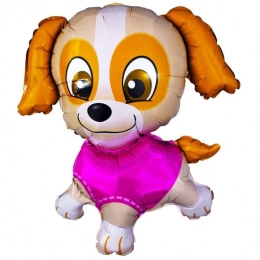 Фольгована фігура Щеня в рожевому