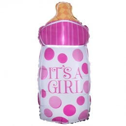 Фольгована фігура Пляшечка для дівчинки