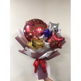 Букет Happy birthday зірки