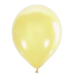 Латексна гелієва кулька Металік лимоно-жовтий LEMON YELLOW 034