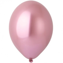 Латексна кулька хром рожевий Glossy Pink