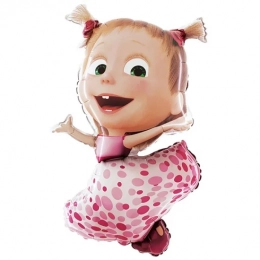 Фольгована фігура Маша з хвостиками