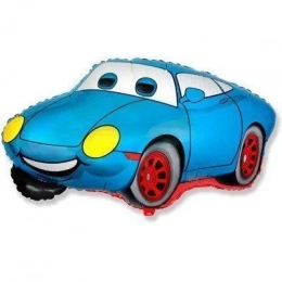 Фольгована фігура Тачка блакитна