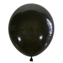 Латексна гелієва кулька чорний Black 048
