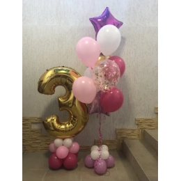 Композиція з кульок  №14