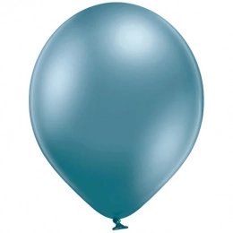 Латексна кулька хром синій Glossy Blue