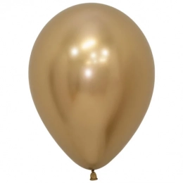 Латексна кулька хром золотистий Dorado