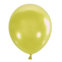 Латексна гелієва кулька Металік жовтий YELLOW 021
